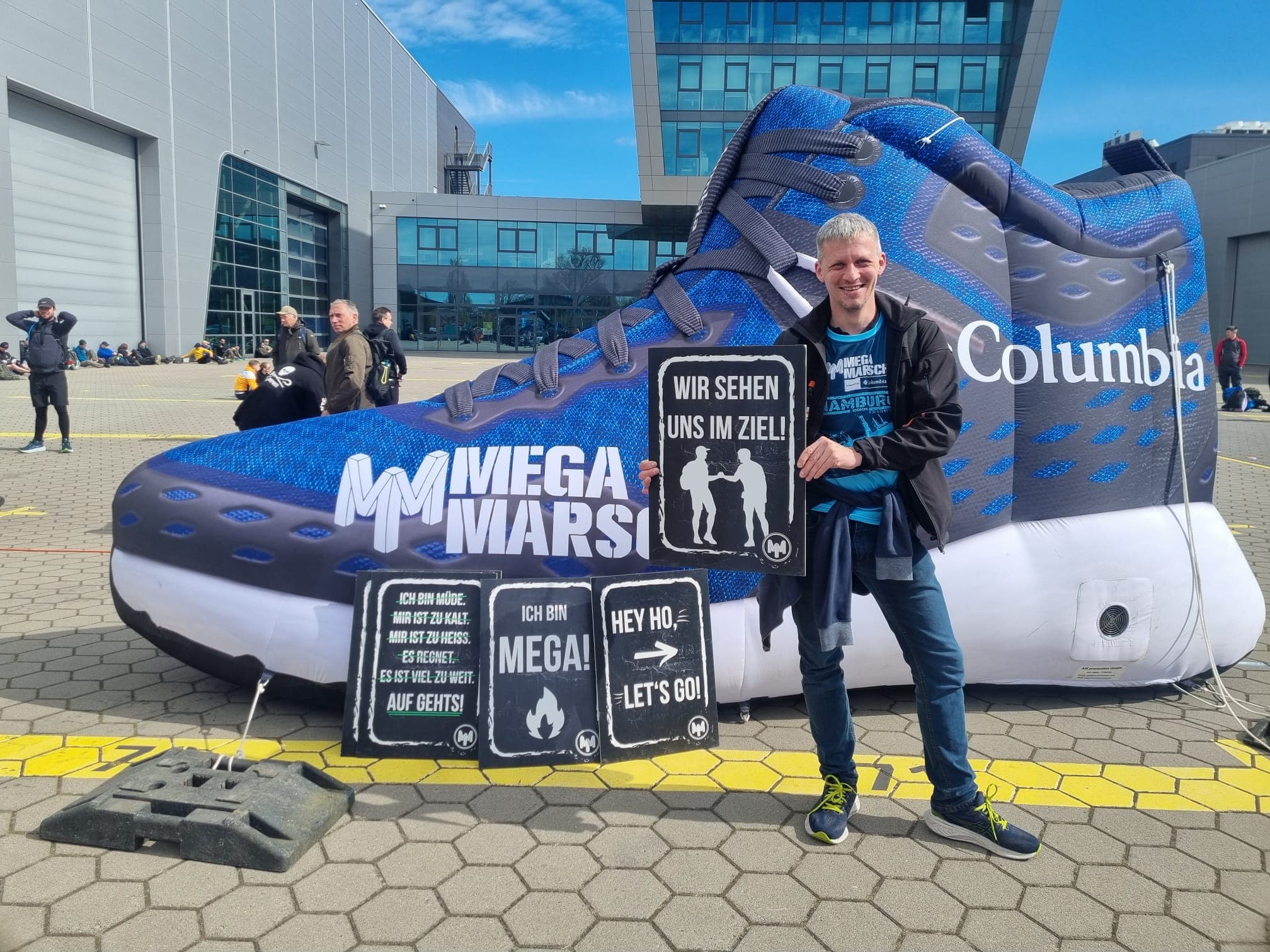Zielbereich Mega Marsch Hamburg